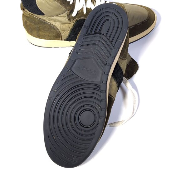Rhude Men \'Rhecess Hi\' Sneakers Olive Suede Mens Siz main image 8